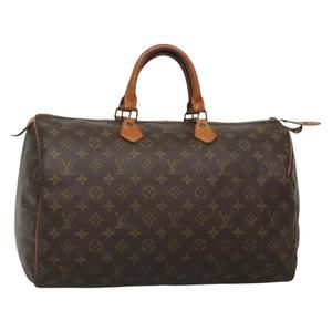LOUIS VUITTON Monogram Speedy 40 Hand Bag M41522 LV Auth 135842
